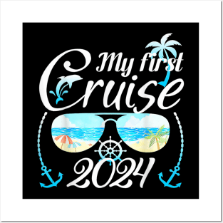 My First Cruise 2024 -Family Vacation Cruise Ship Travel Posters and Art